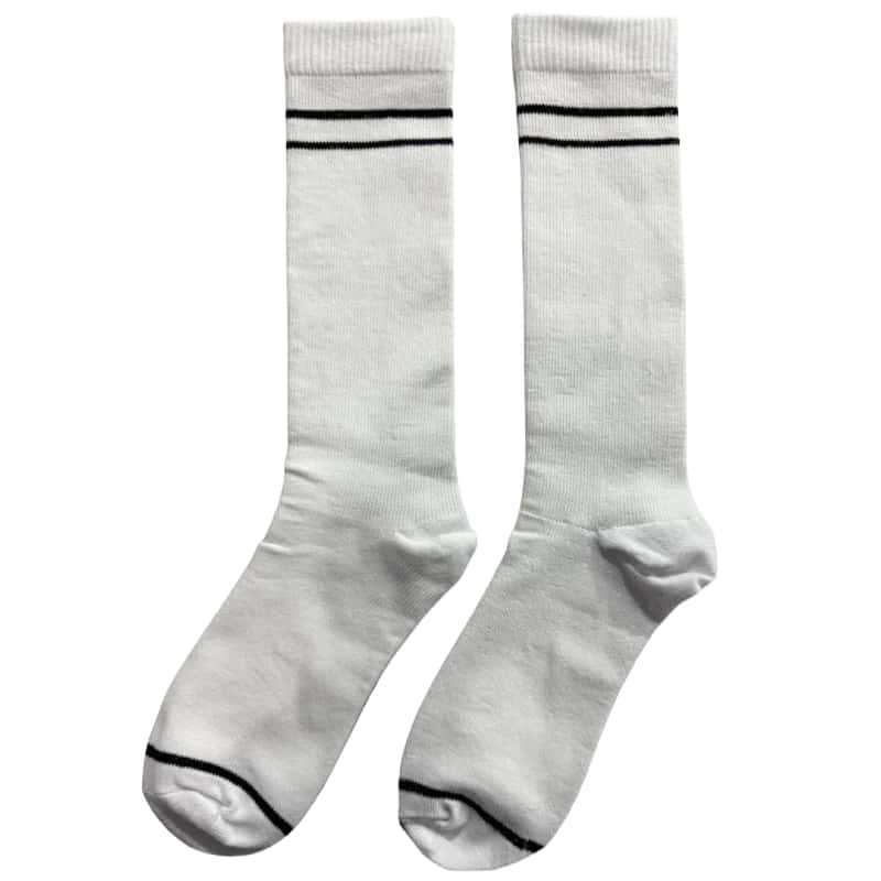 Sports Compression Socks Mid Calf Cotton Blend