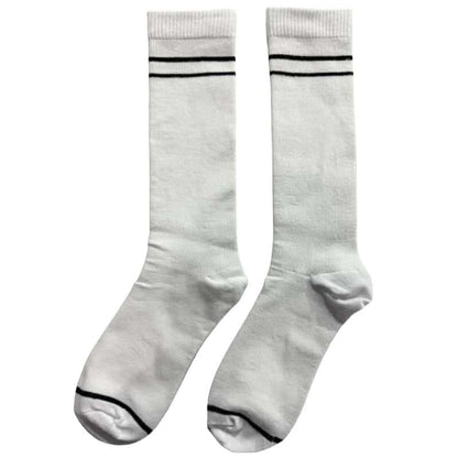Sports Compression Socks Mid Calf Cotton Blend